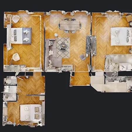 Thebluestay 153 - Outstanding Spacious Suite With A-C باريس